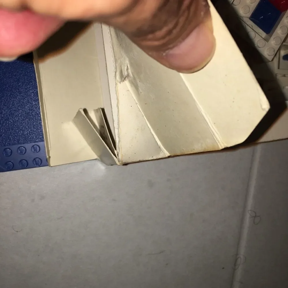 1970’s Vintage Lego Blocks set 261 Bathroom - used damaged box old Deadstock